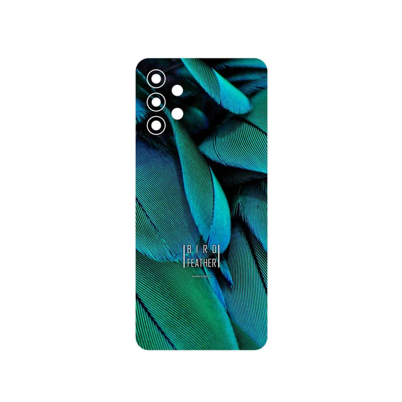 برچسب پوششی ماهوت مدل Green Feather مناسب برای گوشی موبایل سامسونگ Galaxy M32 5G
