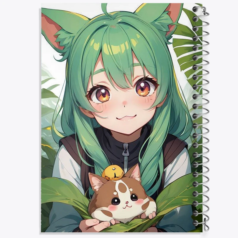 دفتر مشق 100 برگ خندالو طرح دختر ای کد N1226