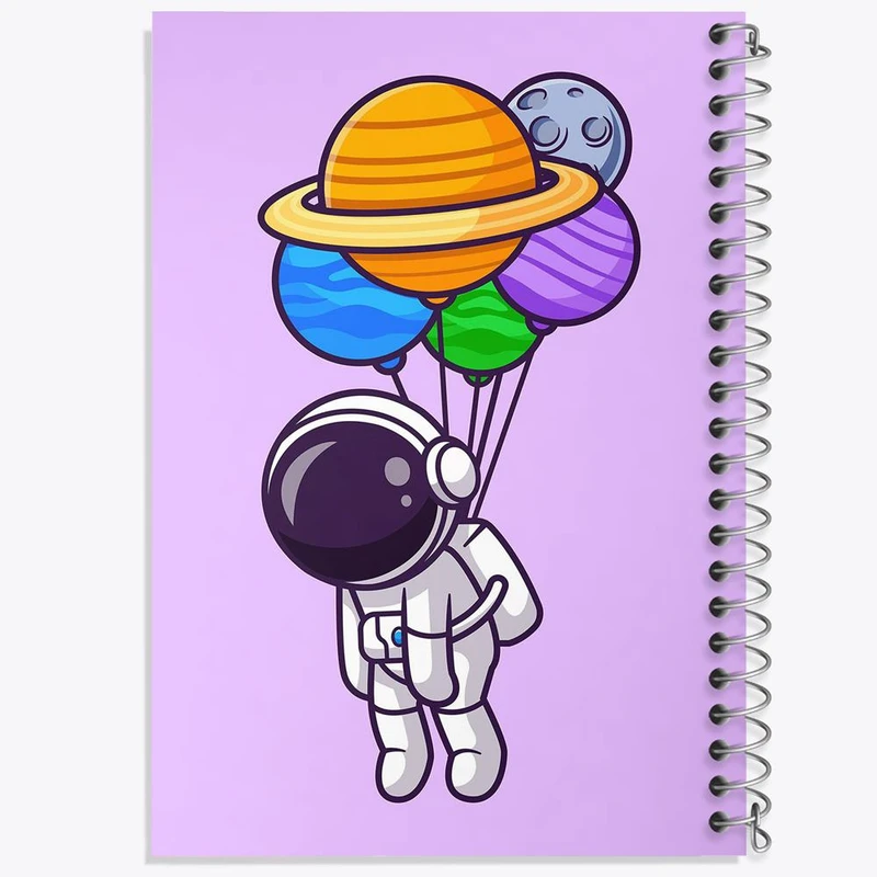 دفتر نت موسیقی 50 برگ خندالو مدل فضانورد کد 25109