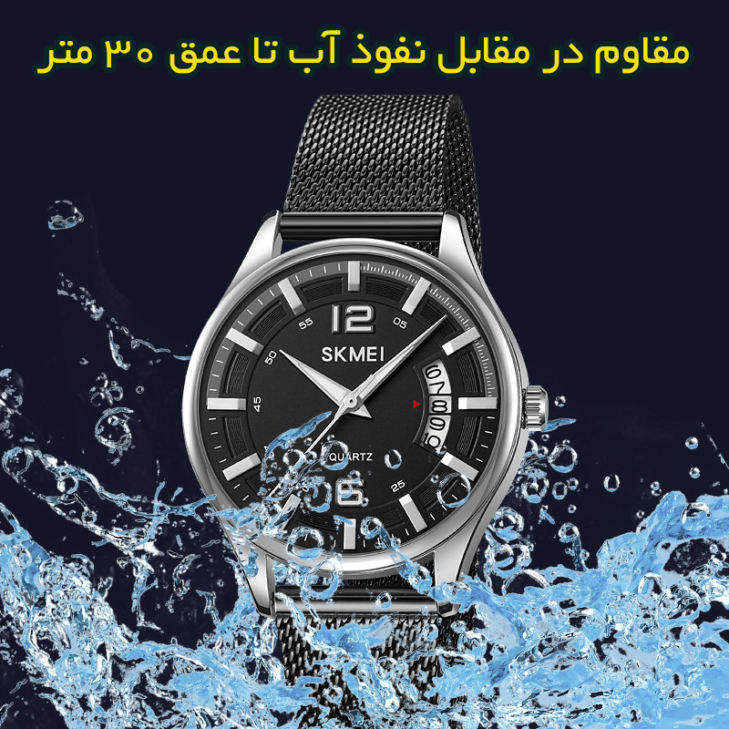 ساعت مچی عقربه‌ای مردانه کوارتز اسکمی مدل 2046 SIBK