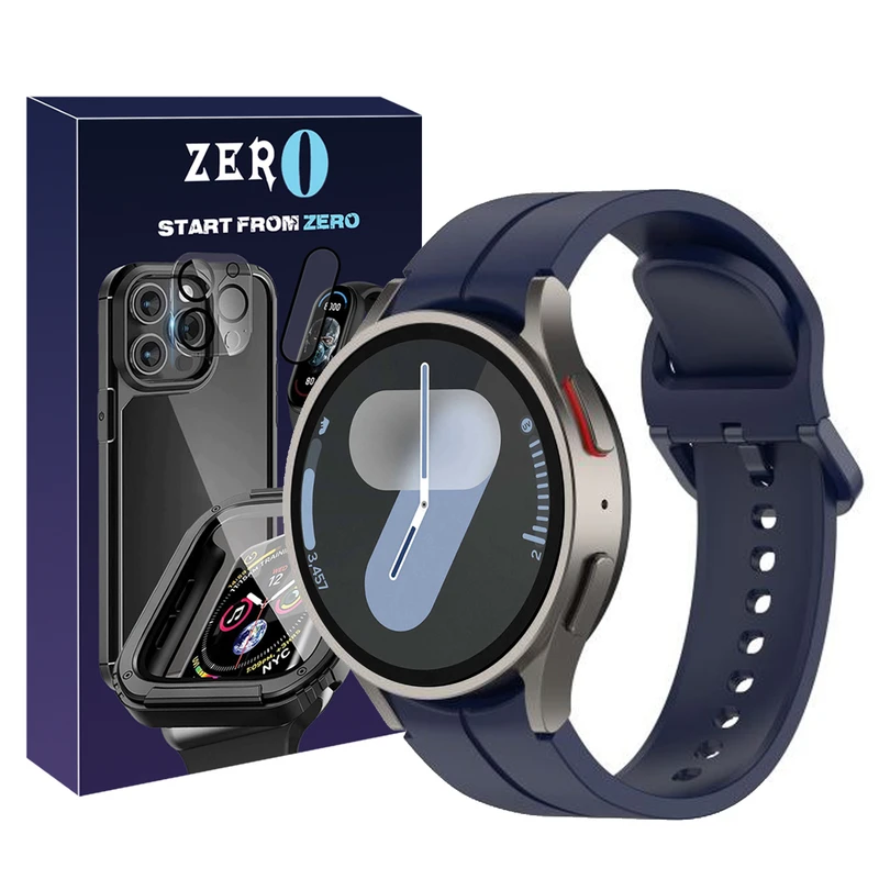 بند زیرو مدل Silic ORG AC-ZR مناسب برای ساعت هوشمند سامسونگ Galaxy Watch 4 44mm / 5 44mm / 6 44mm / 7 44mm