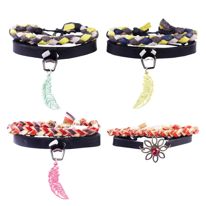 دستبند زنانه مدل s011 مجموعه 4 عددی