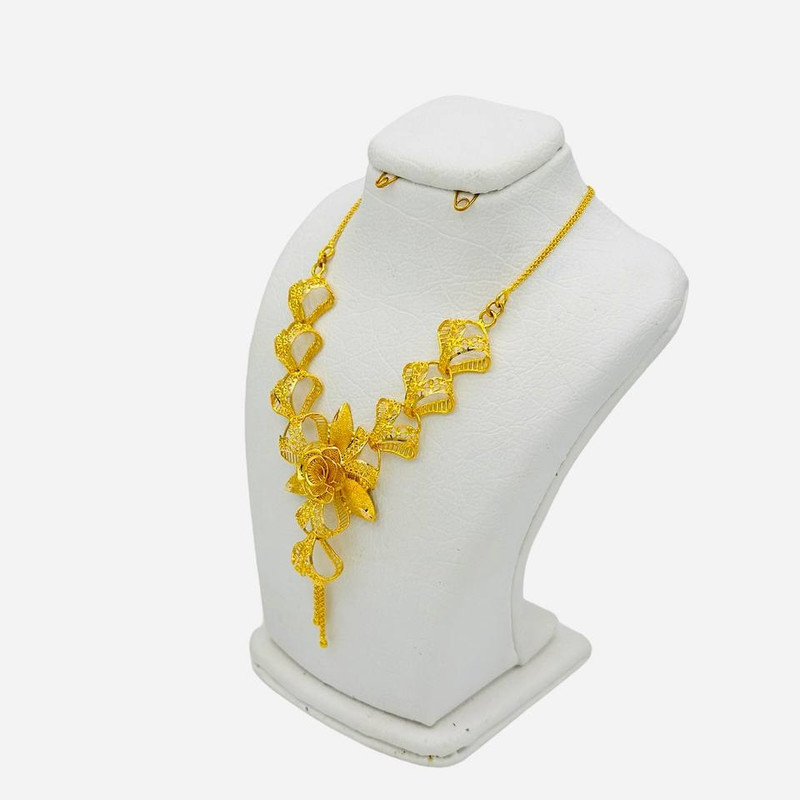 گردنبند طلا 18 عیار زنانه طلای کامک مدل اماراتی گردنبند طلا 18 عیار زنانه طلای کامک مدل اماراتی