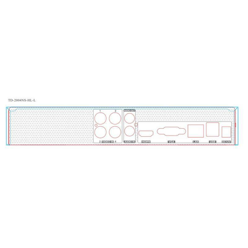 ضبط کننده ویدیویی تی وی تی مدل TD-2004NS-HL