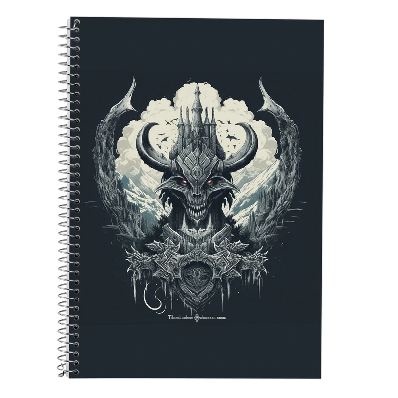 دفتر لغت 50 برگ مدوپد طرح  ارباب حلقه ها The Lord of the Rings کد DF3034
