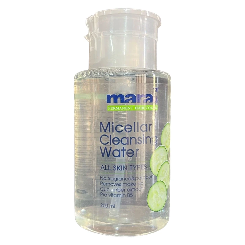 محلول پاک کننده آرایش صورت مارال مدل خیار حجم 200 میلی لیتر