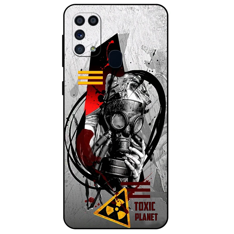 کاور مگافون طرح سمی مدل 2821 مناسب برای گوشی موبایل سامسونگ Galaxy M31          