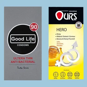 کاندوم گودلایف مدل Ultra Thin Anti Bacterial بسته 12 عددی به همراه کاندوم تاخیری اورز مدل Hero بسته 12 عددی
