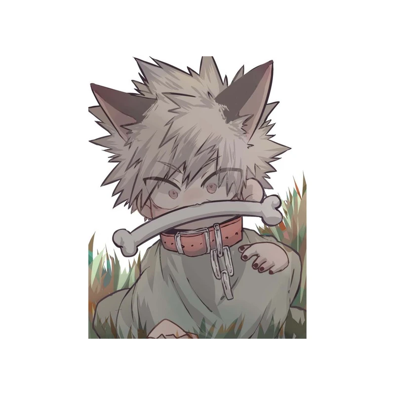 استیکر لپ تاپ و موبایل مدل انیمه طرح مدرسه قهرمانانه من کاتسوکی باکوگو My Hero Academia Katsuki Bakugo کد 3642
