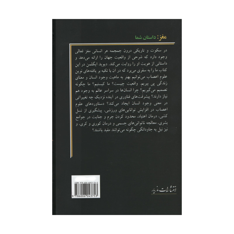 کتاب مغز: داستان شما اثر دیوید ایگلمن نشر مازیار