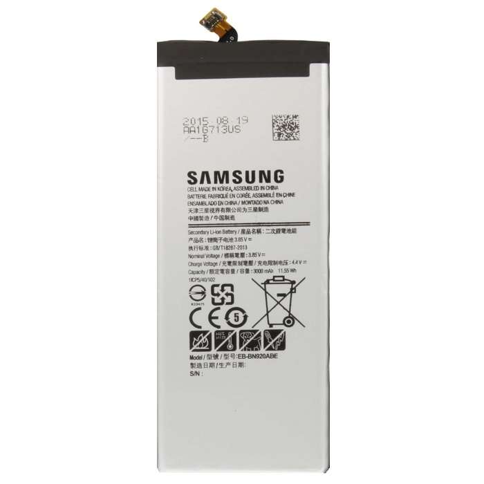 باتری موبایل مدل EB-BN920ABE ظرفیت 3000 میلی آمپر ساعت مناسب برای گوشی سامسونگ Galaxy Note5