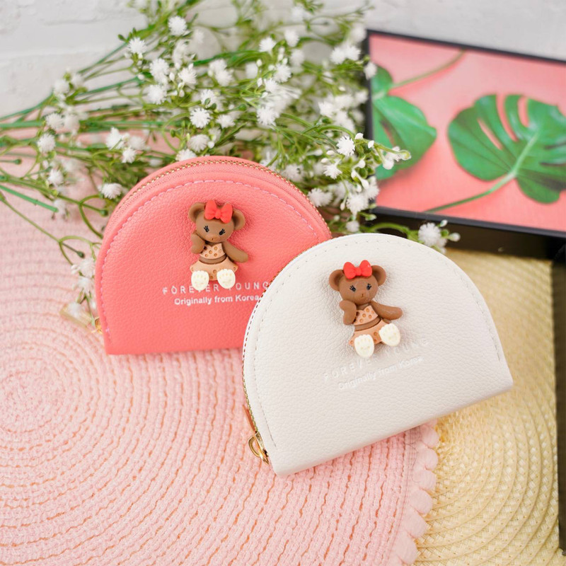 جاکارتی زنانه مدل نیم گرد خرس کوچولو کد JK138-1610