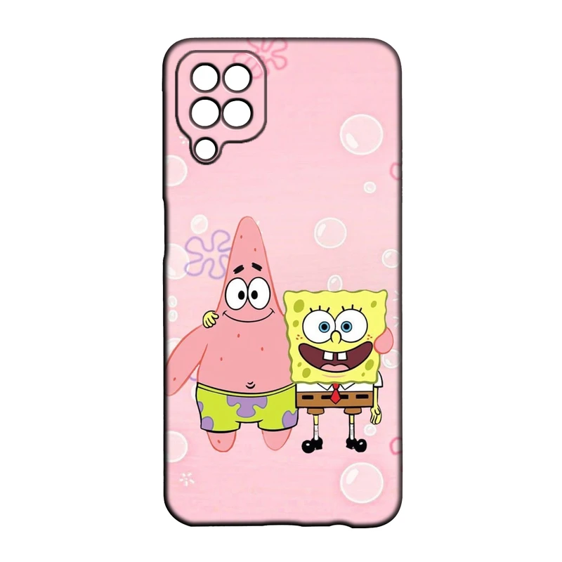کاور طرح باب اسفنجی کد 477 مناسب برای گوشی موبایل سامسونگ Galaxy A12 / M12 / F12