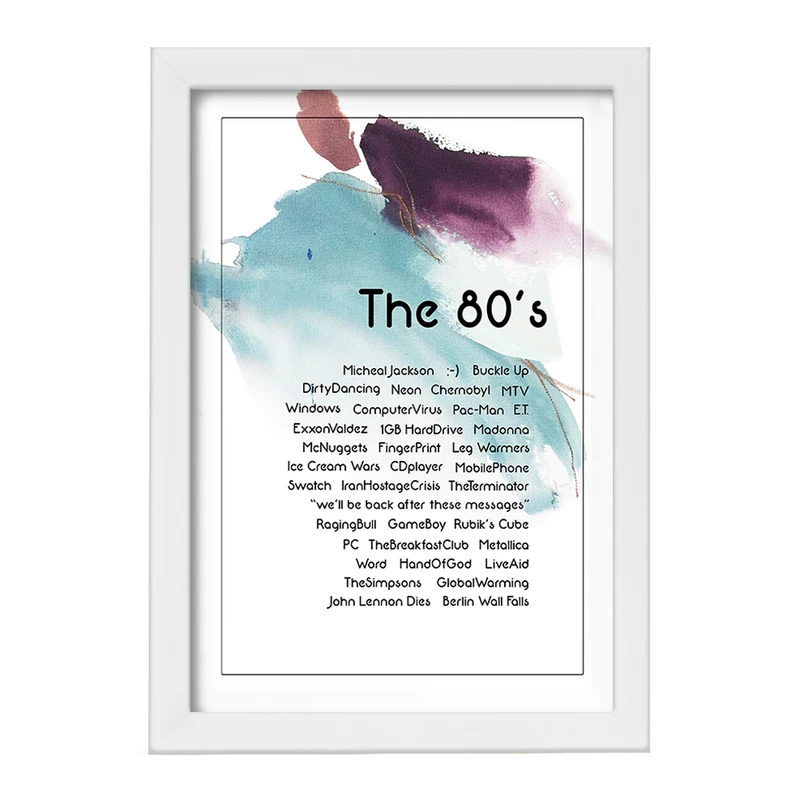 تابلو خندالو مدل دهه 60 کد F11484