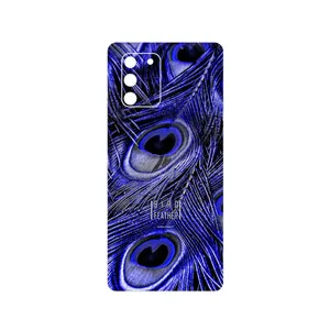 MAHOOT Purple Feather Cover Sticker for Samsung Galaxy S10 Lite