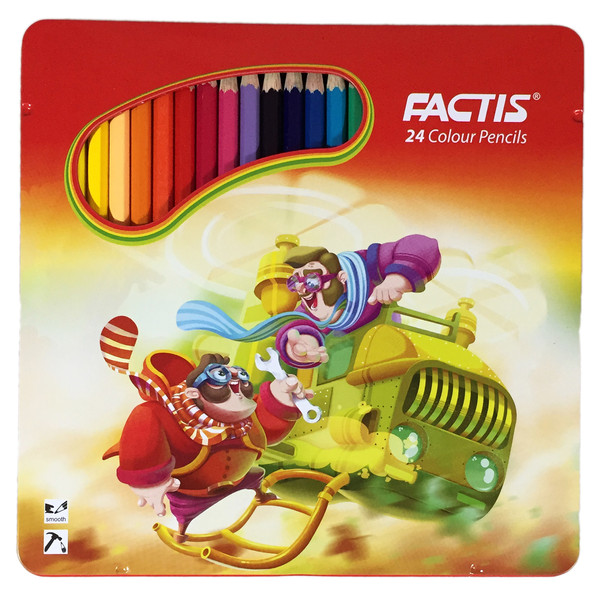 مداد رنگی 24 رنگ فکتیس مدل دو مخترع کد F07112024