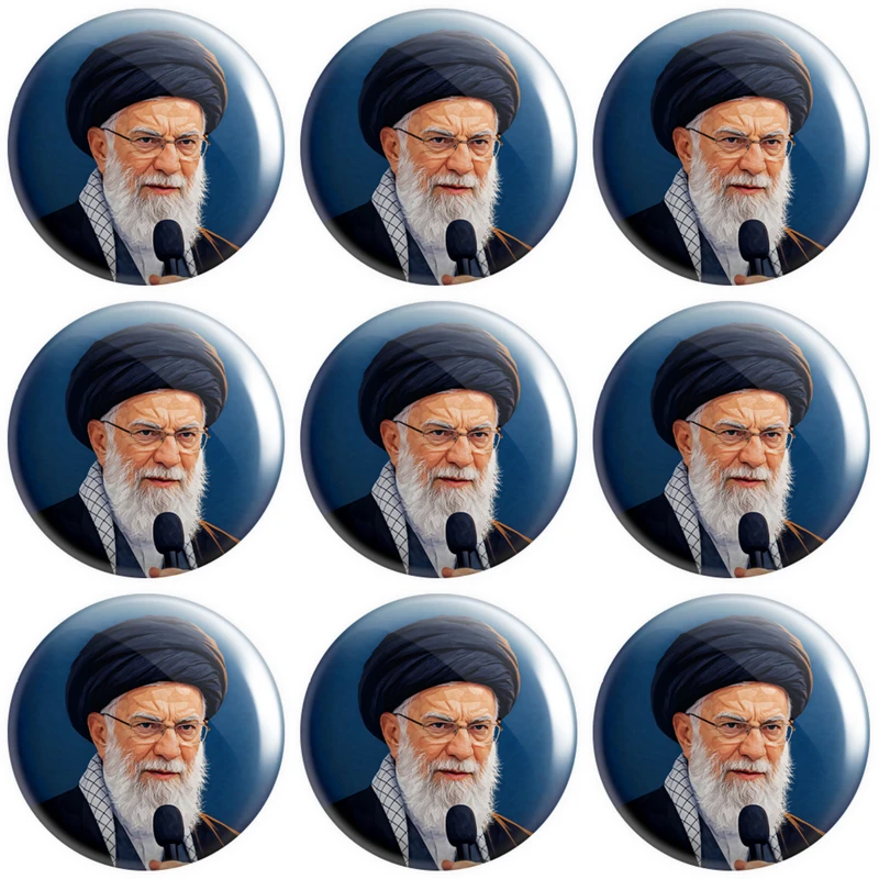 پیکسل طرح رهبر شهید امام خامنه‌ای کد 17 مجموعه 9 عددی