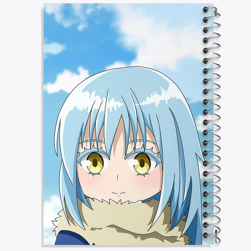 دفتر مشق 50 برگ خندالو مدل ریمورو تمپست انیمه اسلایم کد 15596