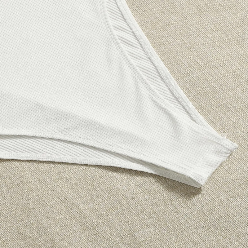 بادی آستین کوتاه زنانه کژین دوخت مدل B02 رنگ شیری