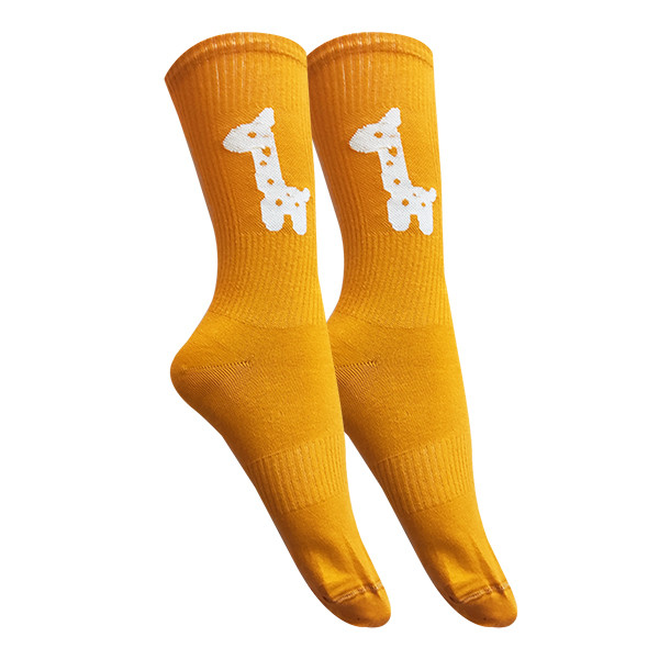 جوراب ساق بلند مردانه تن پوش هنگامه مدل پنبه کش اسپرت زرافه کد AJ11