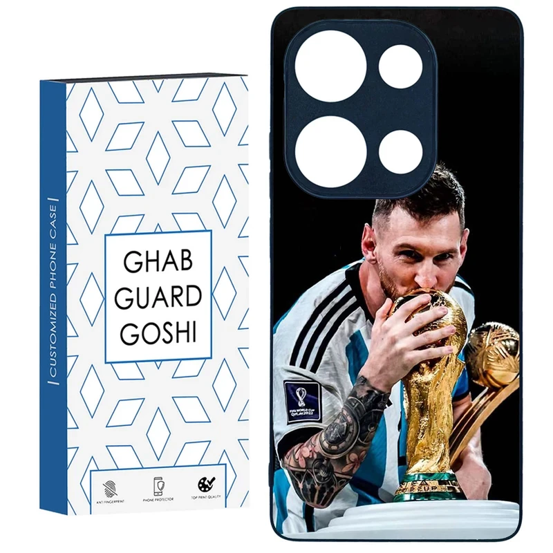 کاور قاب گارد گوشی طرح مسی کد FB-085 مناسب برای گوشی موبایل شیائومی NOTE 13 PRO 4G / M6 PRO 4G