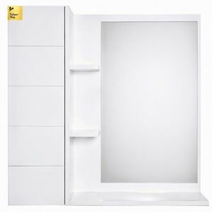 آینه سرویس بهداشتی طاهرنیا مدل چپ کرکره سایز 50*60 سانتی متر به همراه باکس