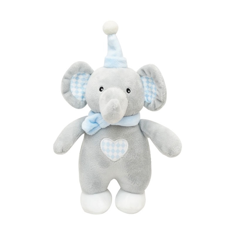 آویز کریر کودک مدل نخ کش موزیکال فیل کلاهدار