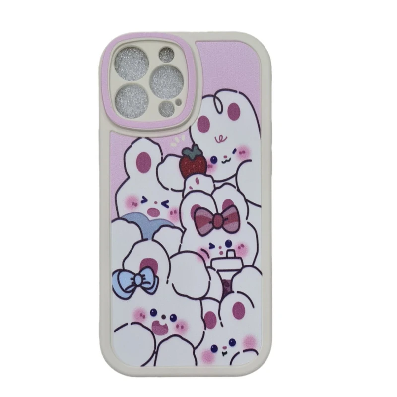 کاور مدل سیلیکونی طرح دخترانه کد 382 مناسب برای گوشی موبایل اپل iPhone 13 Pro Max