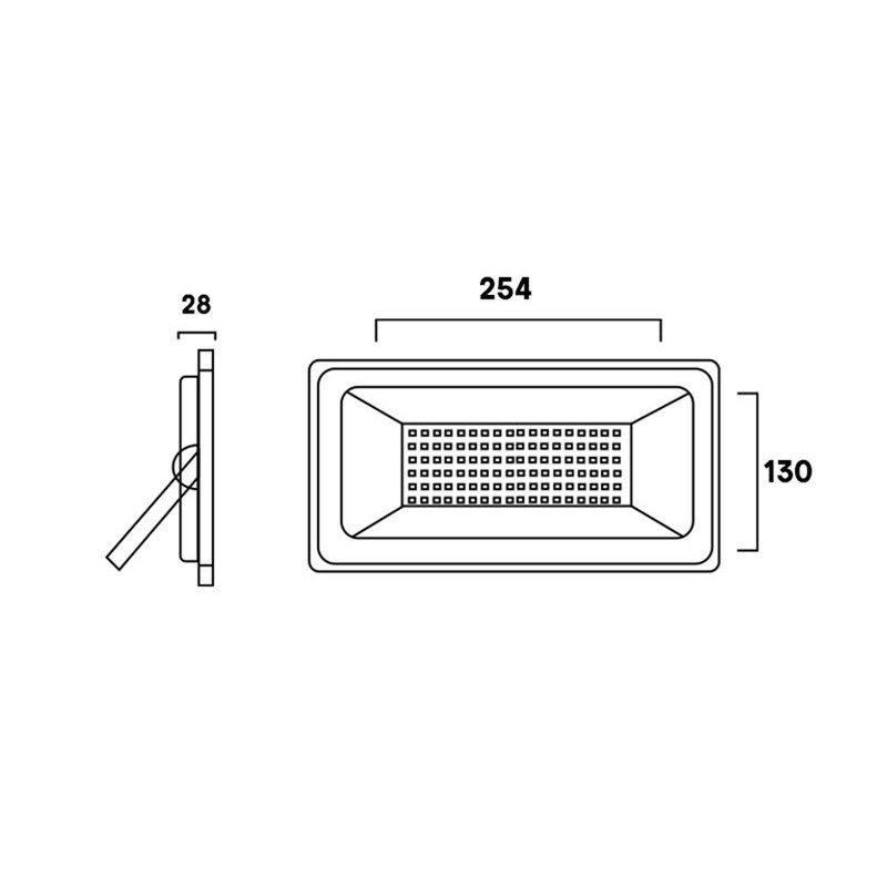 پروژکتور 80 وات پرتو نور توس مدل هامون