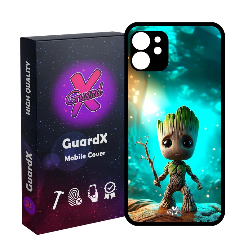 کاور گارد ایکس طرح گروت مدل Glass10698 مناسب برای گوشی موبایل اپل iPhone 11