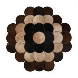 کلاژ فرش پوست و چرم کمالی مدل AD-00441