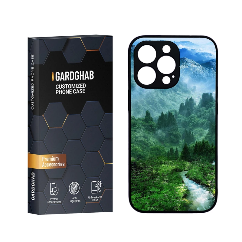 کاور گارد قاب مدل کهکشان و طبیعت مناسب برای گوشی موبایل اپل iPhone 13 Pro