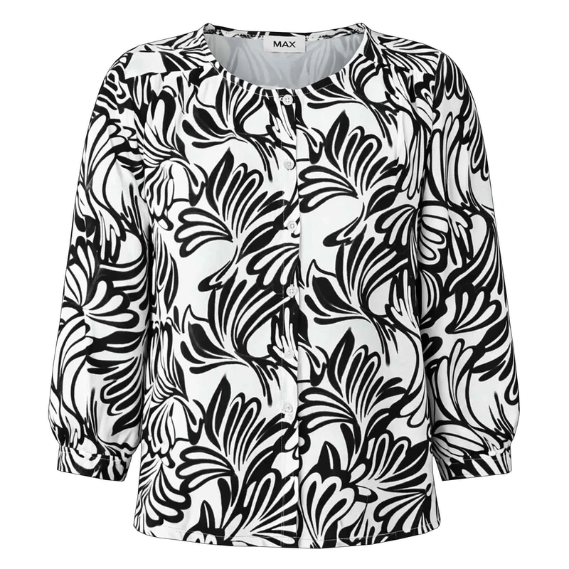 شومیز آستین بلند یقه گرد زنانه مکس مدل مجلسی 46762