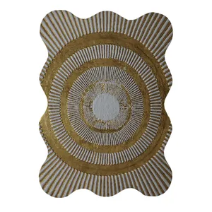 پادری مدل دالبر طرح کلاسیک کد 8817 سایز 80x110 سانتی متر 