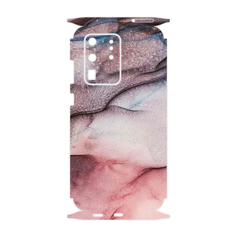 برچسب پوششی ماهوت مدل Smoky pink marble مناسب برای گوشی موبایل سامسونگ Galaxy S20 Ultra