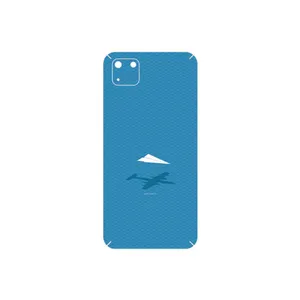 MAHOOT Minimal Paper Airplane Cover Sticker for Huawei Y5p