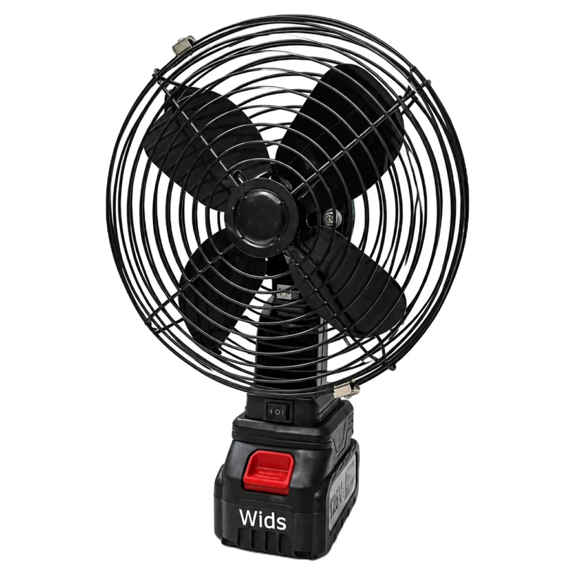 پنکه شارژی ویدز مدل توربو 128VF ظرفیت 12000میلی‌ آمپر ساعت