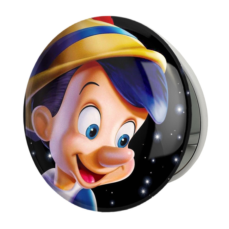 آینه جیبی خندالو طرح پینوکیو Pinocchio مدل تاشو کد 4570