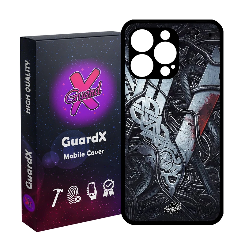 کاور گارد ایکس طرح Vikings مدل Glass10221 مناسب برای گوشی موبایل اپل iPhone 13 Pro