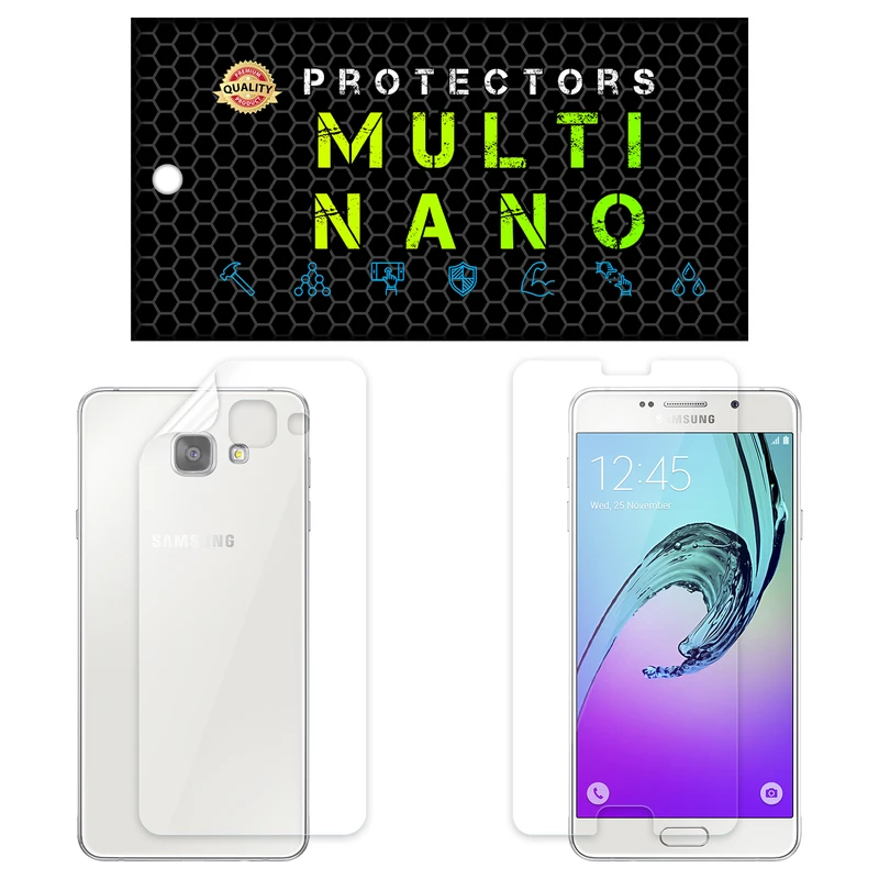 محافظ صفحه نمایش مولتی نانو مدل X-SFT مناسب برای گوشی موبایل سامسونگ Galaxy A7 2016 به همراه محافظ پشت گوشی
