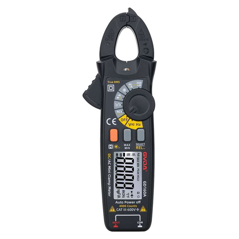 کلمپ آمپر متر جی وی دی ای مدل GD160A کلمپ آمپر متر جی وی دی ای مدل GD160A