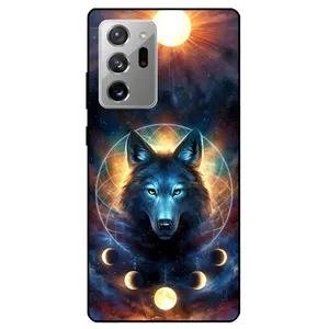 Megafone Wolf and Moon 8006 Cover For Samsung Galaxy Note 20 Ultra