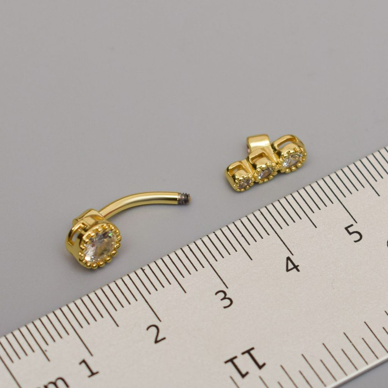 پیرسینگ ناف زنانه پایتخت مدل PS244_A2