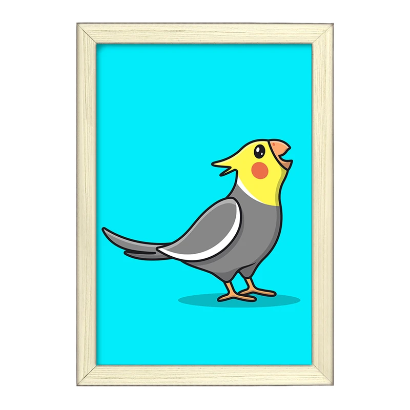 تابلو خندالو طرح حیوانات بامزه عروس هلندی کد 29639