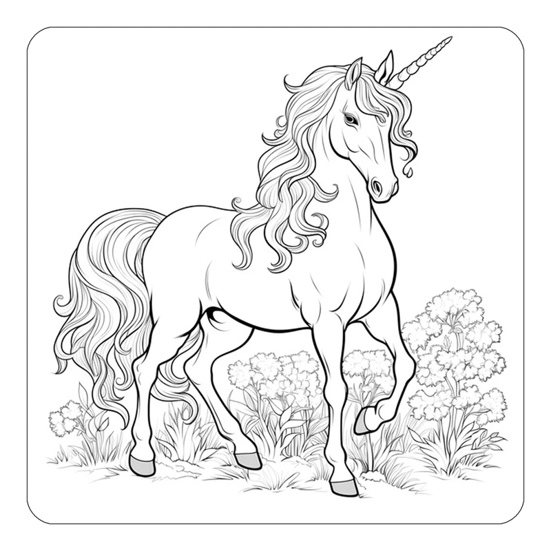 مگنت کاکتی طرح اسب تک شاخ و یونیکورن مدل mp31558