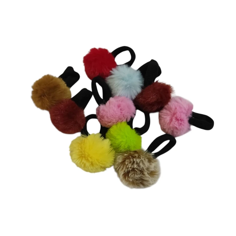 کش مو زنانه مدل خز بسته 10 عددی