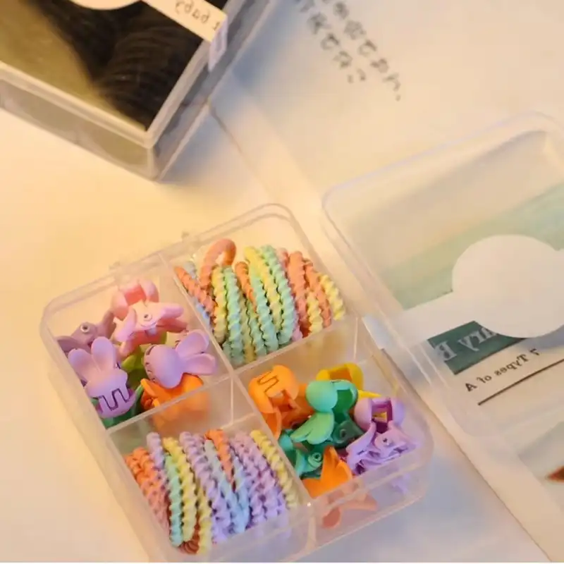 ست کش و کلیپس مو زنانه مدل لیزری بسته 65 عددی