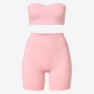 ست نیم‌تنه و شلوارک ورزشی زنانه مدل EvoSkin