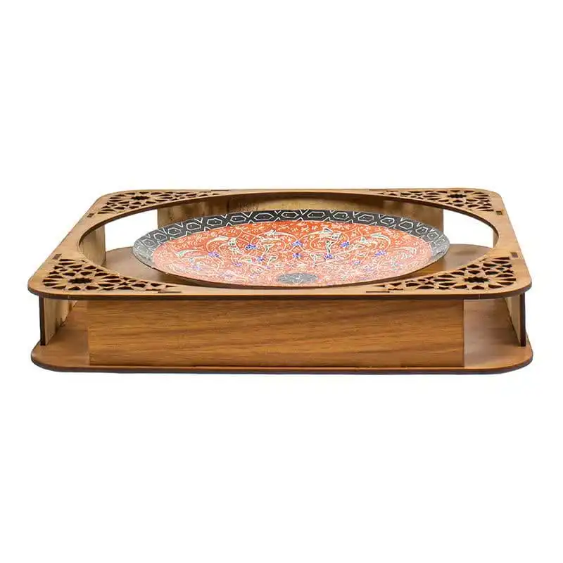 بشقاب میناکاری مدل M18-2