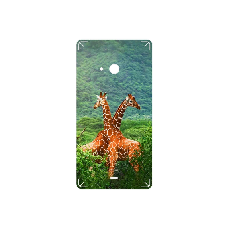 برچسب پوششی ماهوت مدل Giraffe مناسب برای گوشی موبایل مایکروسافت Lumia 540